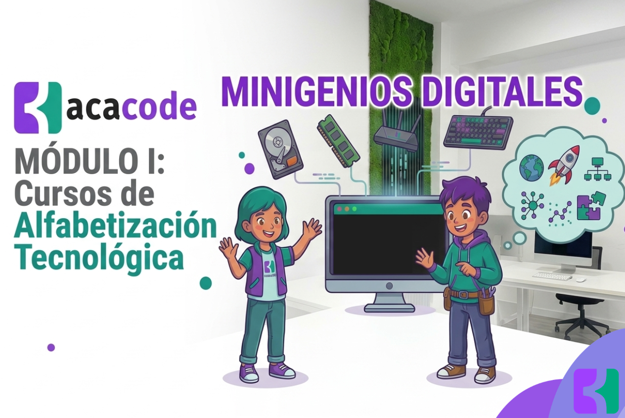 MiniGenios Digitales Modulo: Alfabetización tecnológica