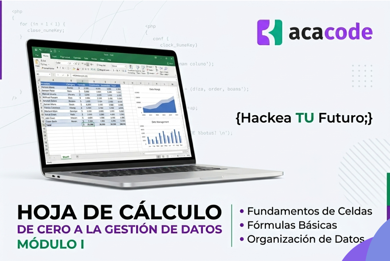 Hoja de Cálculo de Cero a la gestión de Datos I
